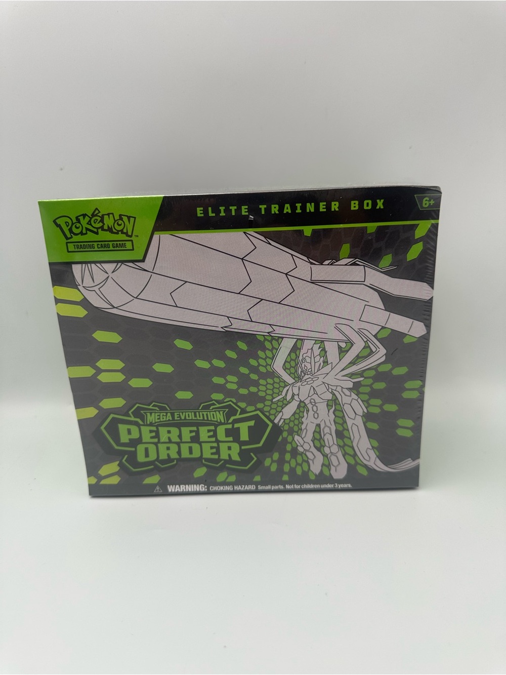 Pokemon Elite Trainer Box Mega Evolution Perfect Order - Black & Neon Green
